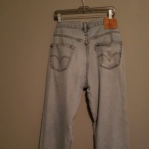 Levi blue jeans